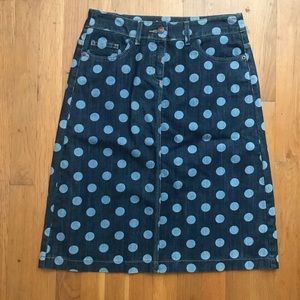BODEN Dot Jean Skirt 4